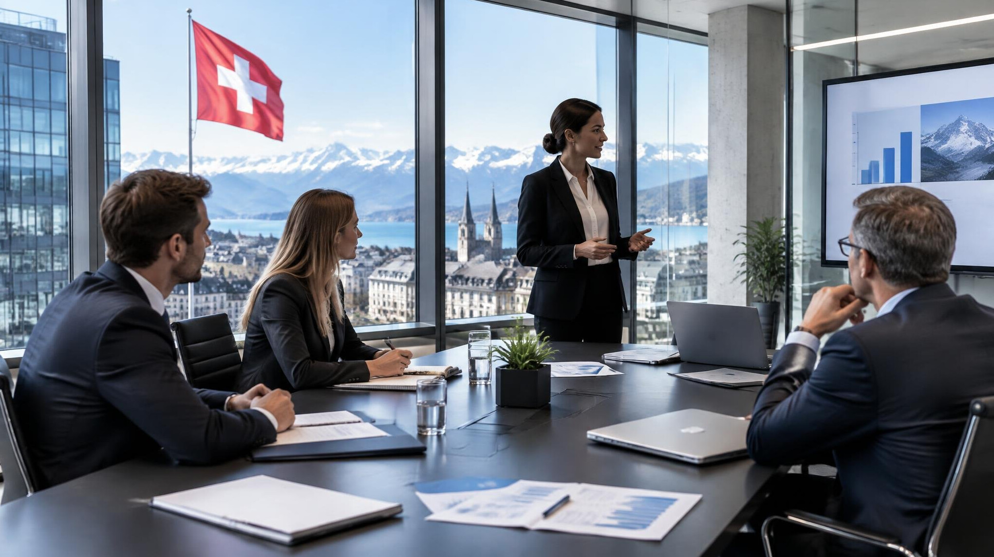 swiss corporate building
