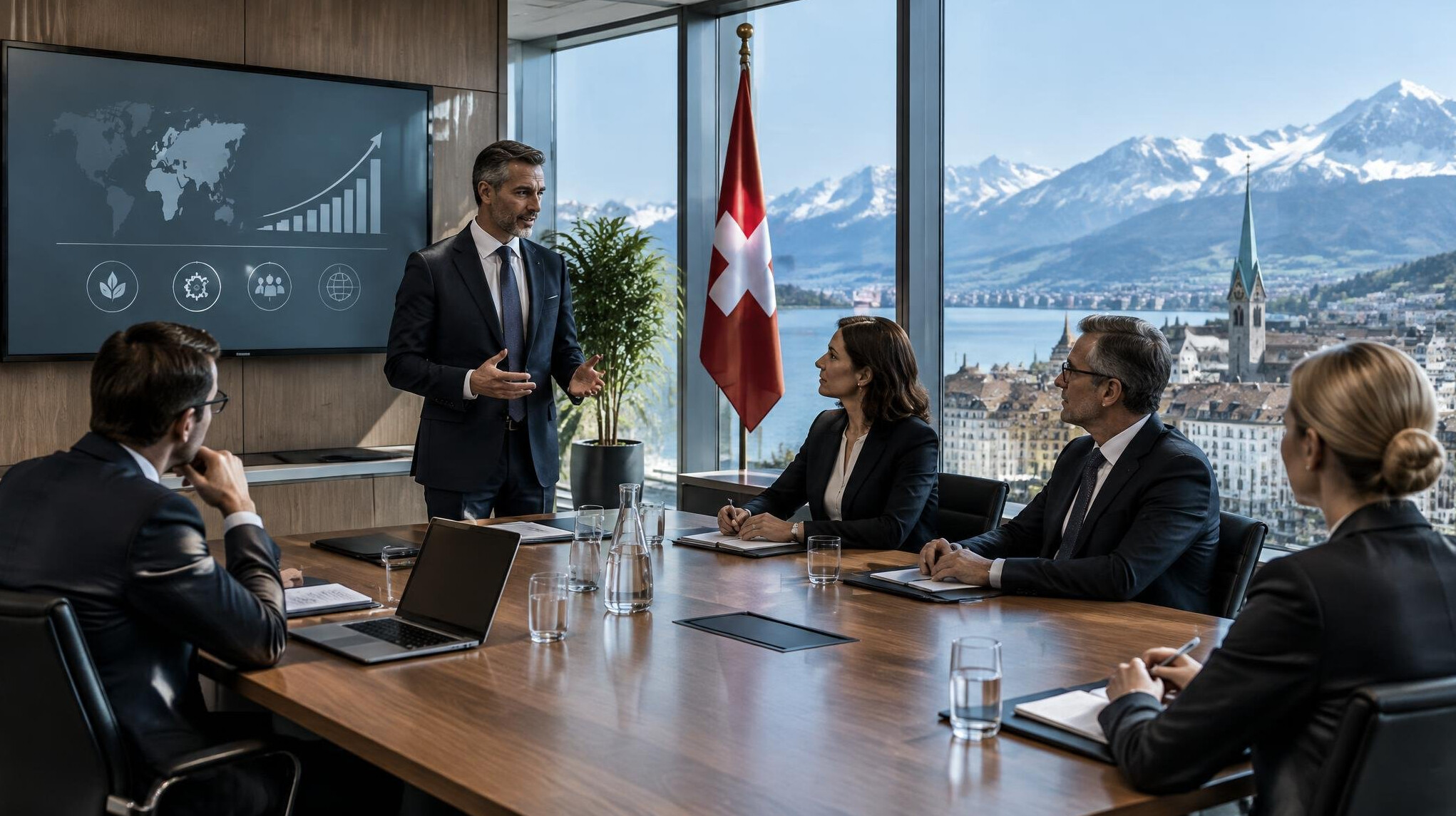 swiss corporation boardroom