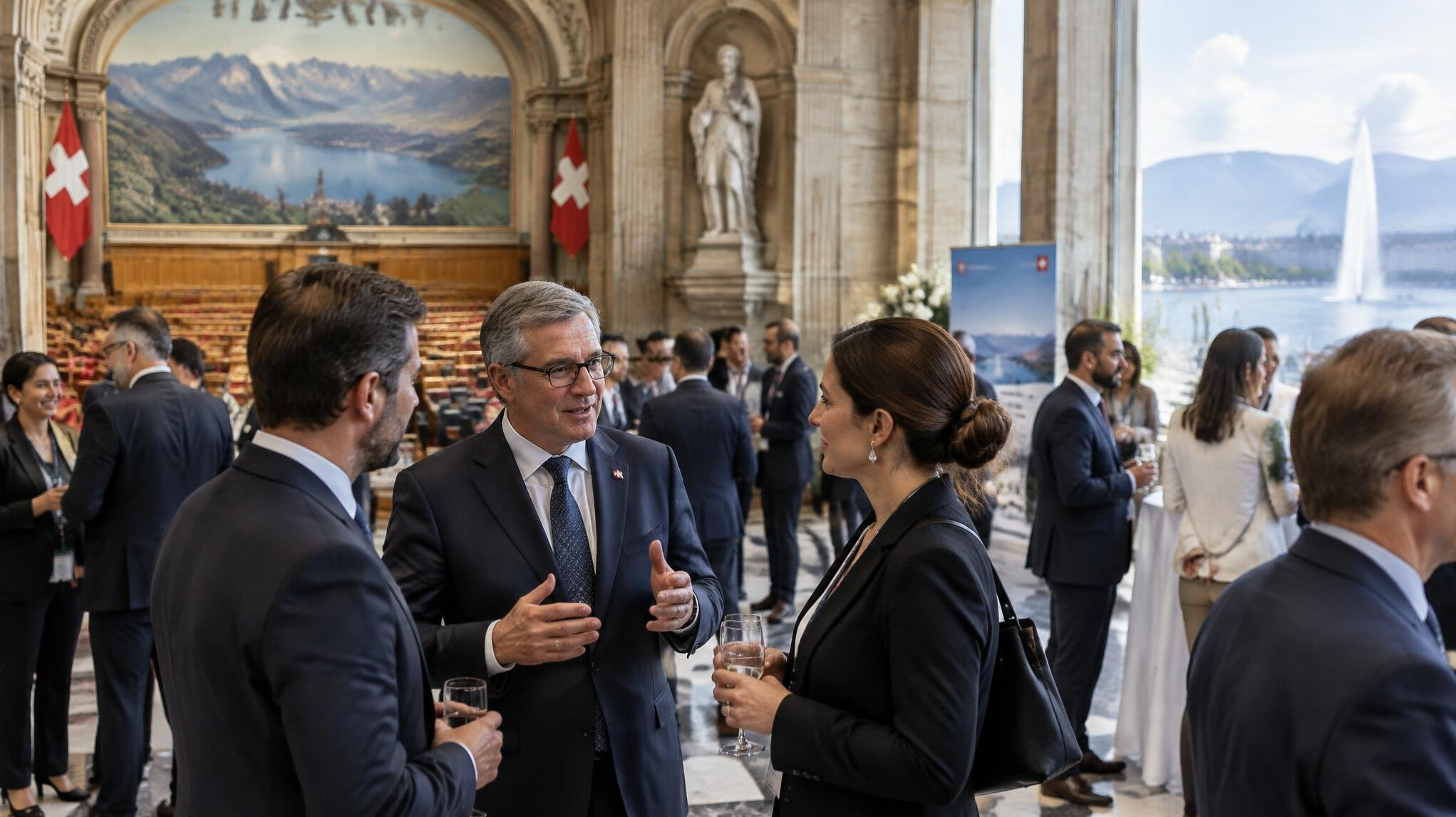 swiss parliament lobby