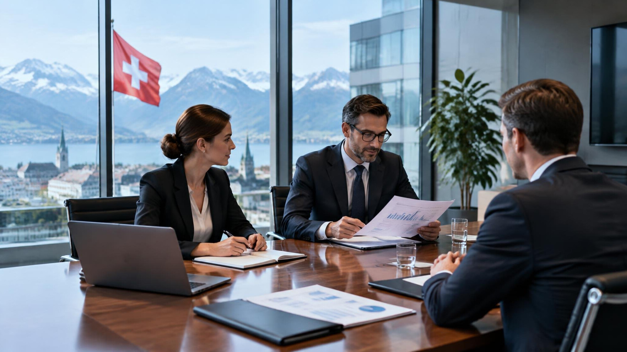 swiss corporate building