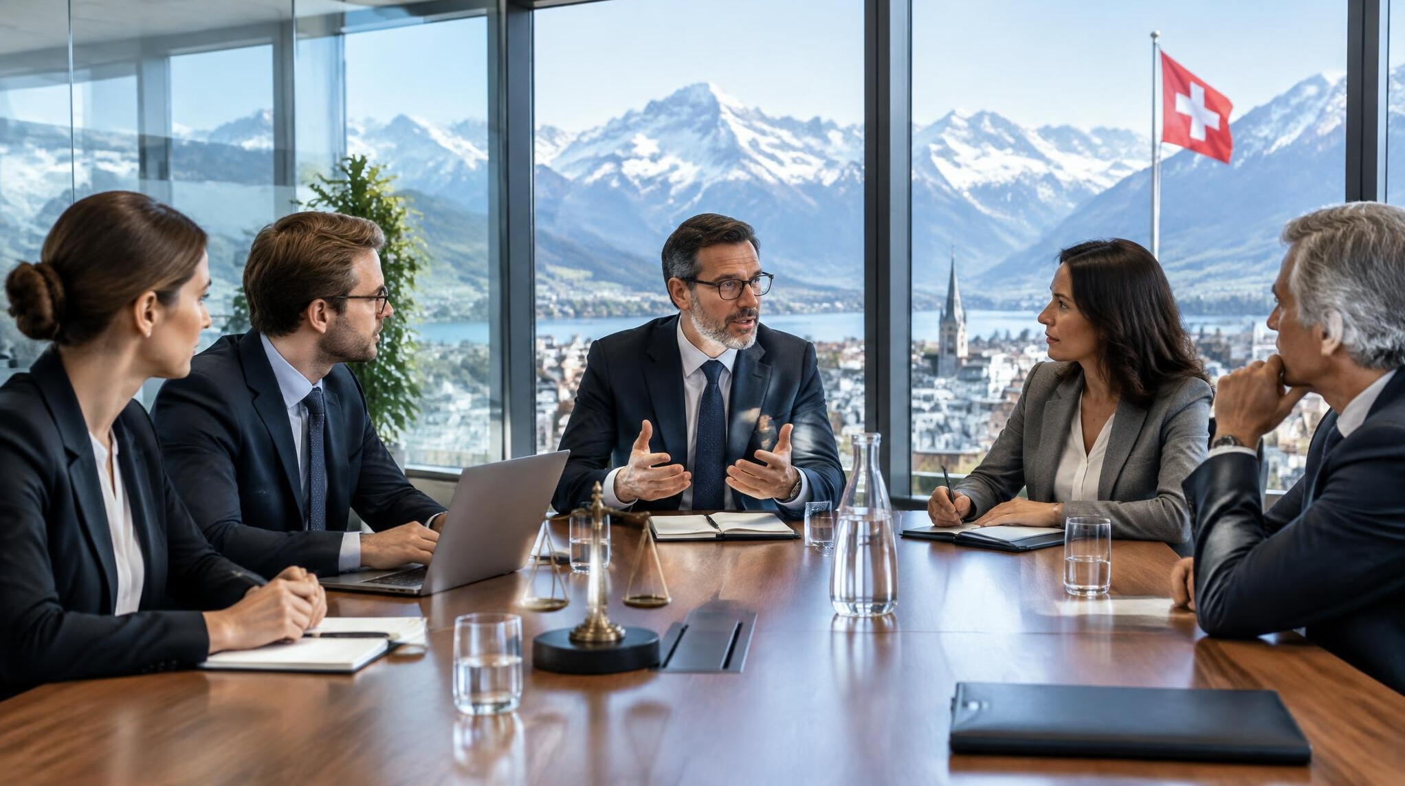 swiss company boardroom