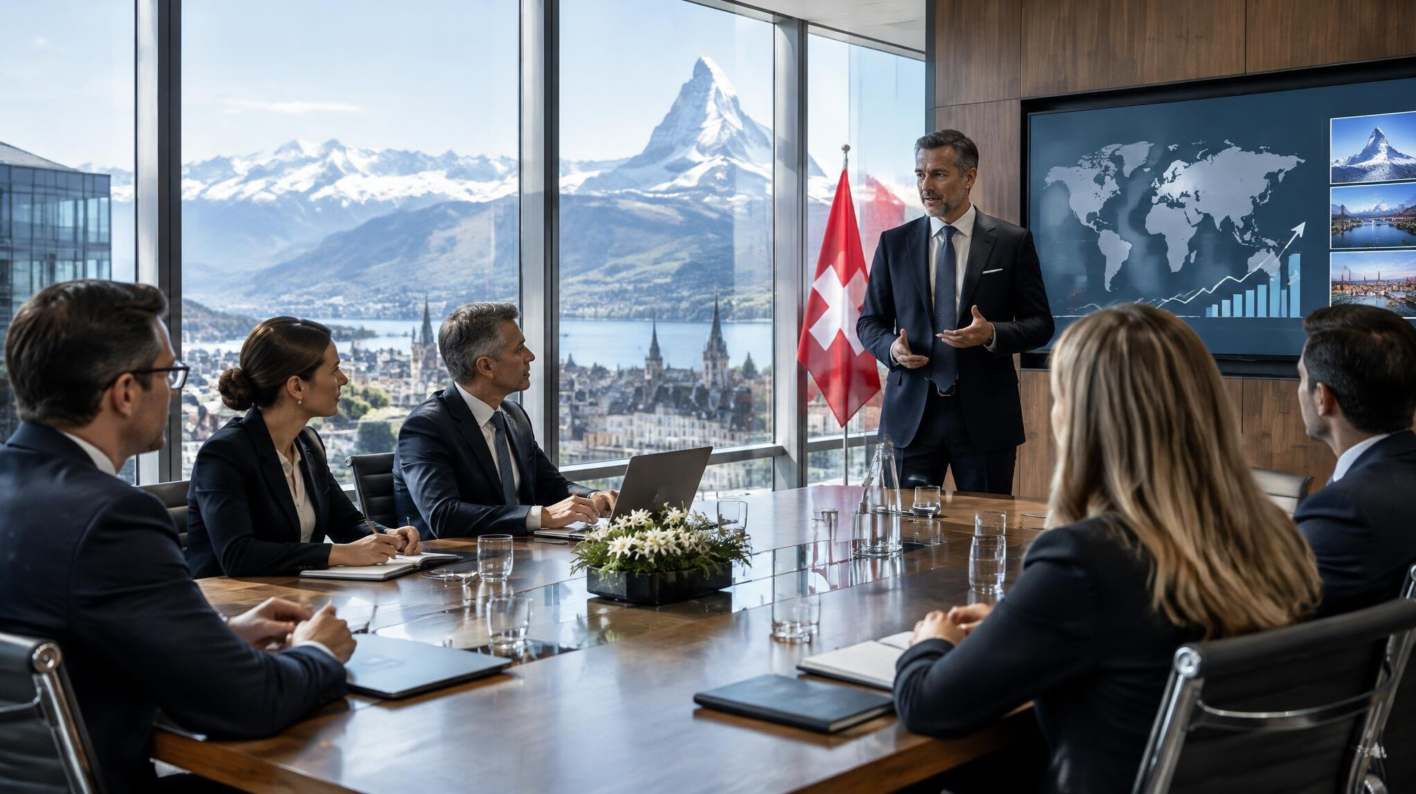 swiss corporation boardroom
